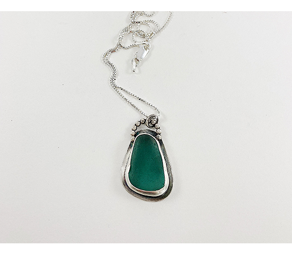 "Barcelona Sea Glass" necklace - Andi Clarke